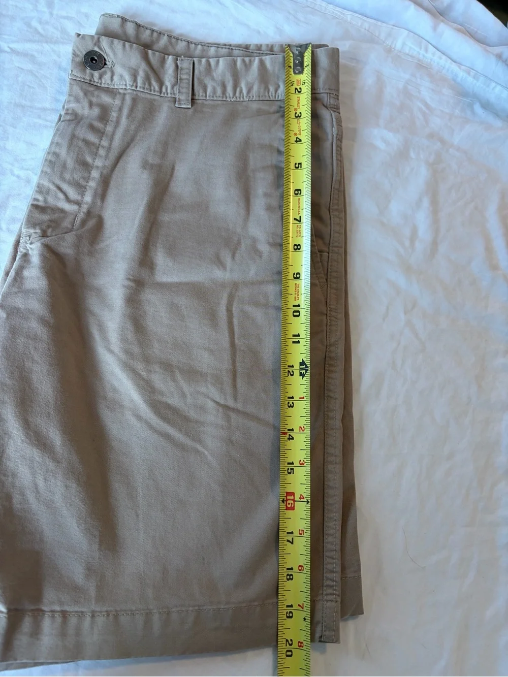 The North Face Tan Cotton Pants with Logo Tag